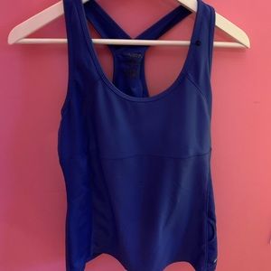 Blue Sporty Tank Top